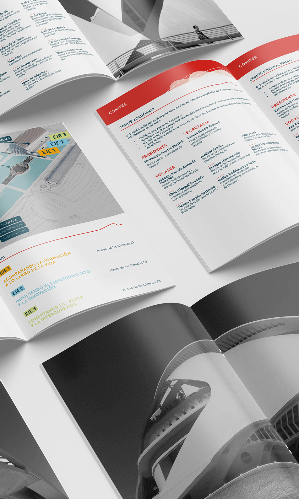 Programa impreso del V Encuentro Internacional de Rectores Universia 2023